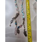 Pastel Handfasting Cord Braided Ribbon Lace Rose Quartz Pentacle Charms 53in D1