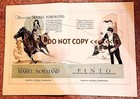 1920 Silent Film Pressbook Folder  Pinto  Mabel Normand Cullen Landis Ed Jobson