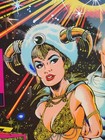 Buck Rogers Gottlieb Pinball Backglass  no Mirror Version 
