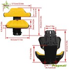 Yellow Tractor Suspension Seat For John Deere 2140 2150 2155 2240 2255