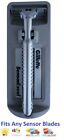 Original Gillette Sensor Excel Razor Metal Handle 2 Cartridge Refill Shaver Open