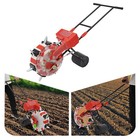 7-nozzles Garden Seeder Red Manual Seeder Hand-push Seeder Modern