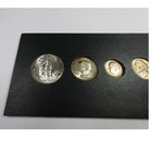 1947 P Bu Silver 5 Us Coin Mint Penny Nickel Dime Quarter Half Dollar Set 59877q