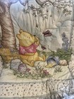 Vintage Classic Winnie The Pooh Crib Quilt Comforter Bed Skirt Fitted Sheets 6pc