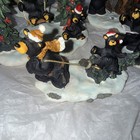 Bearfoots Jeff Fleming Big Sky Carvers Retired Christmas Park 5 Pc Set