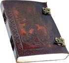Genuine Leather Journal Handmade Vintage Notebook Rustic Writing Diary 200 Blank