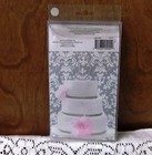 Crystal Rhinestone Silver Letter V Monogram  Cake Topper Wedding Anniversary Nip