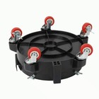 5 Wheel With Lockable Casters  Auto Drive 12-inch Heavy Duty Plastic Garage
