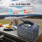 10qt   9l Portable Car Refrigerator Freezer Compressor Cooler Single Zone Cooler