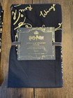 Pottery Barn Teen Harry Potter Spells   Charms Standard Sham Set Of 2 Black gold