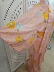 100  Cotton Pink Floral Japanese Yukata  Kimono Os Long