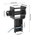 4 Pcs Heavy Duty Trailer Stake Pocket Winch 5400 Lbs Trailer Stake Pocket Winch