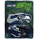 Official Licensed Nfl Bedding Queen Size Blanket 60 X 80 In Seattle Seahawks