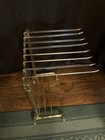 Mcm Trousers Trolly Rolling Hanger Pants Clothing Rack Gold Brown Vintage