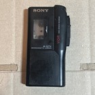 Sony M-527v Microcassette Corder Black Handheld Vor Voice Recorder Tested Works