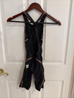Speedo Fastskin Lzr Pure Intent Open Back Kneeskin Tech Suit Black Size 20