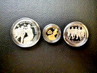 2022 - Negro Leagues Baseball Three-coin Proof Set - Silver  Gold  Clad  Box Coa