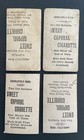 1890 N245 Sweet Caporal Actor   Actress Tobacco Cards - Lot X Four  4  Different