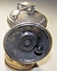 Antique Brass Auto-lite Carbide Coal Miners Head Lamp Universal Lamp Co Usa