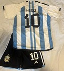 Youth Large Lionel Messi Argentina  10 Home Jersey Brand New Kids Size Adidas