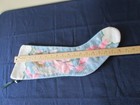 Vtg  Midwest Imports Angel Needlepoint Christmas Stocking Velvet Back 17  Length