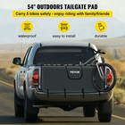 Vevor Tailgate Pad Tailgate Bike Pad 54  Wide Truck Bike Pad For Up To 5 Bikes