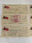 Lot X9 Monticello Coca Cola Bottling Co Cancelled Check 1952 Farmers Bank