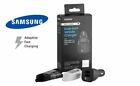 Samsung Dual Port Car Charger Fast Charge Oem With Micro Usb Type C Cables New