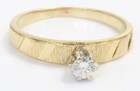   14k Yellow Gold Si1  15ct Diamond Solitaire Wedding Engagement Ring Size 6