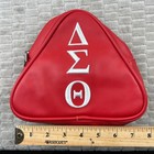 Delta Sigma Theta Red Travel Cosmetics Bag Triangle Purse New