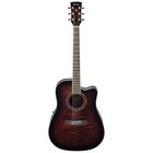 Pf28ece Acoustic Electric Guitar Dark Violin Sunburst