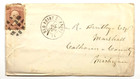 Civil War Richmond Must Fall Letter Cover Bermuda Hundred Campaign Va 47th Nysv