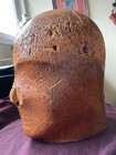 Antique Wooden Hat Makers Millinery Head Mold   Unknown Date   Size Stamped