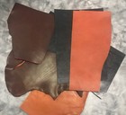 3 Lbs  Saddle Leather Trimmings  Cowhide Remnants  Premium Leather
