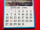 1985 U s  House Of Representatives Wall Hanging Calendar Signed William Natcher