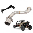 For Can-am Maverick X3 R Rr Max 2017-2026 Utv Exhaust Tail Pipe Muffler Slip On
