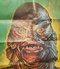 1975  creature From The Black Lagoon  Orig Post Cereal  glow Poster  Premium 