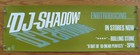 Nice  2-sided Original 1996 Dj Shadow Endtroducing Promo Poster 12 x36 