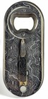 Bullet Bottle Opener  Cross Sectioned - Topo Map Design - Gun Guy Gift