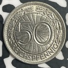 1928-j Germany 50 Pfennig Lot t3654 High Grade  Beautiful 