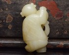 Chinese Antique Song Dynasty Hetian Ancient Jade Carved Statue Jade Boys