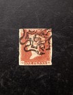 Queen Victoria Gb Penny Red Sg 8 Maltese Cross With No 6 Used 4 Margins Vf