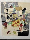 2   Yankel Ginzburg Original Signed Serigraphs Royalty And Blackjack Abstracts