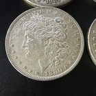 Lot Of 10 Morgan Dollar Silver  1 Coins Circulated 1879-1890