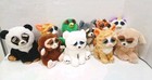 Lot Of 10 Feisty Pets - Cat  Dog  Giraffe   Unicorn  Turtle  Monkey Panda Plush 
