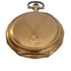 Antique Swiss 14k Solid Gold Ladies Hunter Pocket Watch Estate C 1900