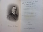 New England Families Genealogical   Memorial  By Wm  Cutter  Ny  1914  4 Volumes