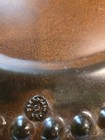 Jan Barboglio Beaded Rim Iron Charger Plate 14  Hand-forged Mexico Rustic Decor