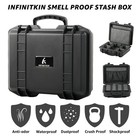 Smell Proof Box  Large Airtight Storage Box With Combination Lock     Waterproo   