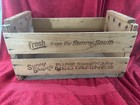 Sunny Slope Brand Nectarines Fruit Gaffney S c  Advertising Shipping Crate